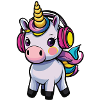 Cute Animals Einhorn 03