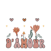 nounou d'amour fleurs bohème