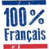 100% French, blue, white, red