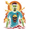 Zombie Comic Illustration