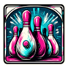 Bowling / Kegeln / Bowlingbahn / Pin / Strike