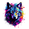 Bunter Wolf