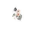 Tropical floral j-letter