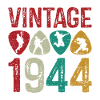vintage 1944 Guitar Pick guitariste Cool guitare