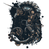 Steampunk Seepferdchen