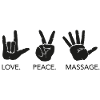 Love Peace Massage Therapist Masseuse Body