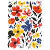 Modern floral pattern