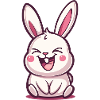 Happy Bunny, Laughing Bunny