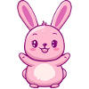 Lapin content, lapin heureux