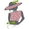 Girl with Hat Illustration