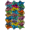 Fish Tessellation Ambigram Escher Style XXIV