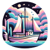 Pastel Paradise Boat