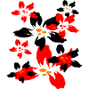 bunte Blüten Fantasie