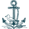 Seagull and anchor