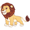 A magnificent lion