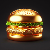 Goldener Burger