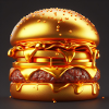 Goldener Burger