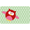 Funny Owl with Green Asterisk | Customisable