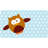Funny Owl with Blue Asterisk | Customisable