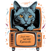 Chat à la télé