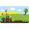 Farm Tractor - Cows Fields Windmill