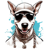 RAP COOL BULL TERRIER