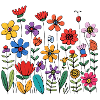 Bunte Blumen