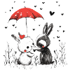 Lapins mignons