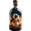 Astronaut in Bottle – Desert Lights