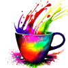 Kaffeetassen bunt 28