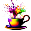 Kaffeetassen bunt 36