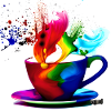 Kaffeetassen bunt 3