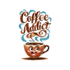 Coffee Addiction Humorous Passion