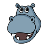 Hippopotame Tête d’hippopotame