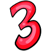 Three - 3 - Number 3 - Number 3