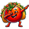 Taco with Tomato Dabbing Comic