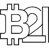 Bitcoin Silhouette 21 Million Currency
