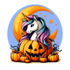 Licorne d’Halloween