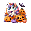Halloween Einhorn