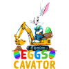 Lustiger Ostern Spruch Osterhase Baggerfahrer