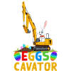Lustiger Ostern Spruch Osterhase Baggerfahrer