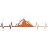 Mountain Heartbeat Retro