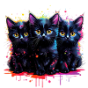 Three kittens