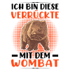 Crazy with Wombat Australia Marsupial