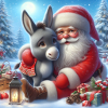 St. Nicholas with donkey