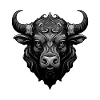 Bull Animal Head Taurus