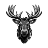 Moose Animal Head