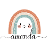 Amanda! Rainbow, customisable