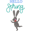 T-shirt lapin printemps