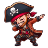 Pirate Dab Pirate Birthday